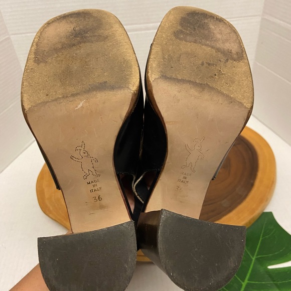 Marni Peep Toe Heeled Penny Loafers - Picture 9 of 11